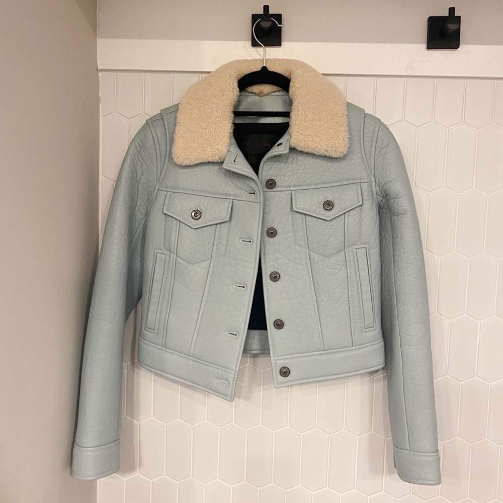 Rare Coach Leather Moto Jacket